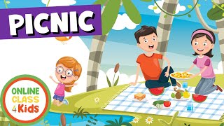 On a Picnic | English Vocabulary | Learn English | ESL Game