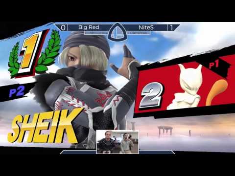Sm4sh@Mines 43 - Big Red (Mewtwo, R.O.B.) Vs. Nite$ (Sheik) - Losers Semifinals