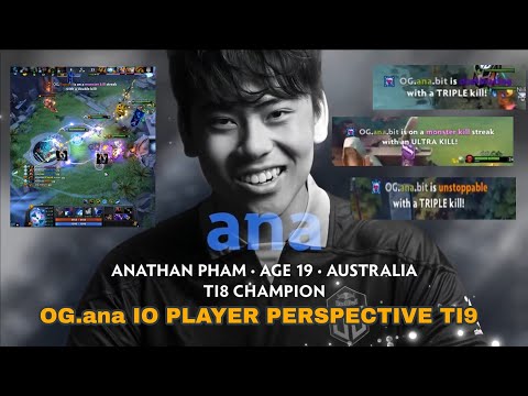 OG ANA PLAYER PERSPECTIVE IO GAMEPLAY TI9 FOUNTAIN DIVE