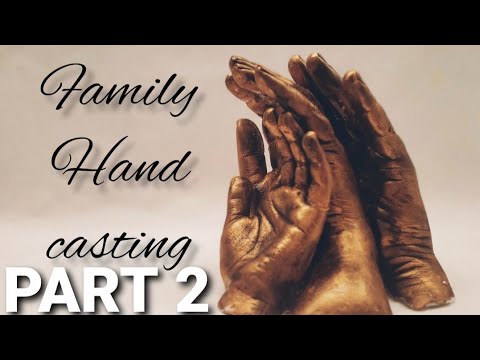 How To Add Color to Hand Casts. Hand Casting Part 2