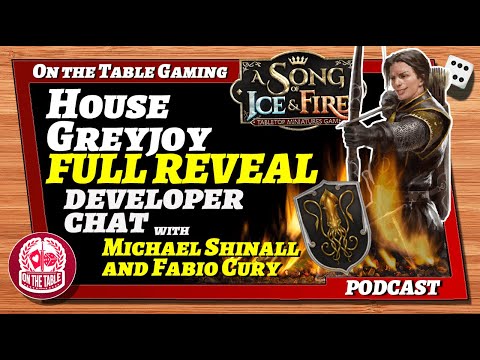 ASOIAF TMG Visions in the Flames 2021 Part 16: Greyjoy Full Faction Reveal and Developer Chat