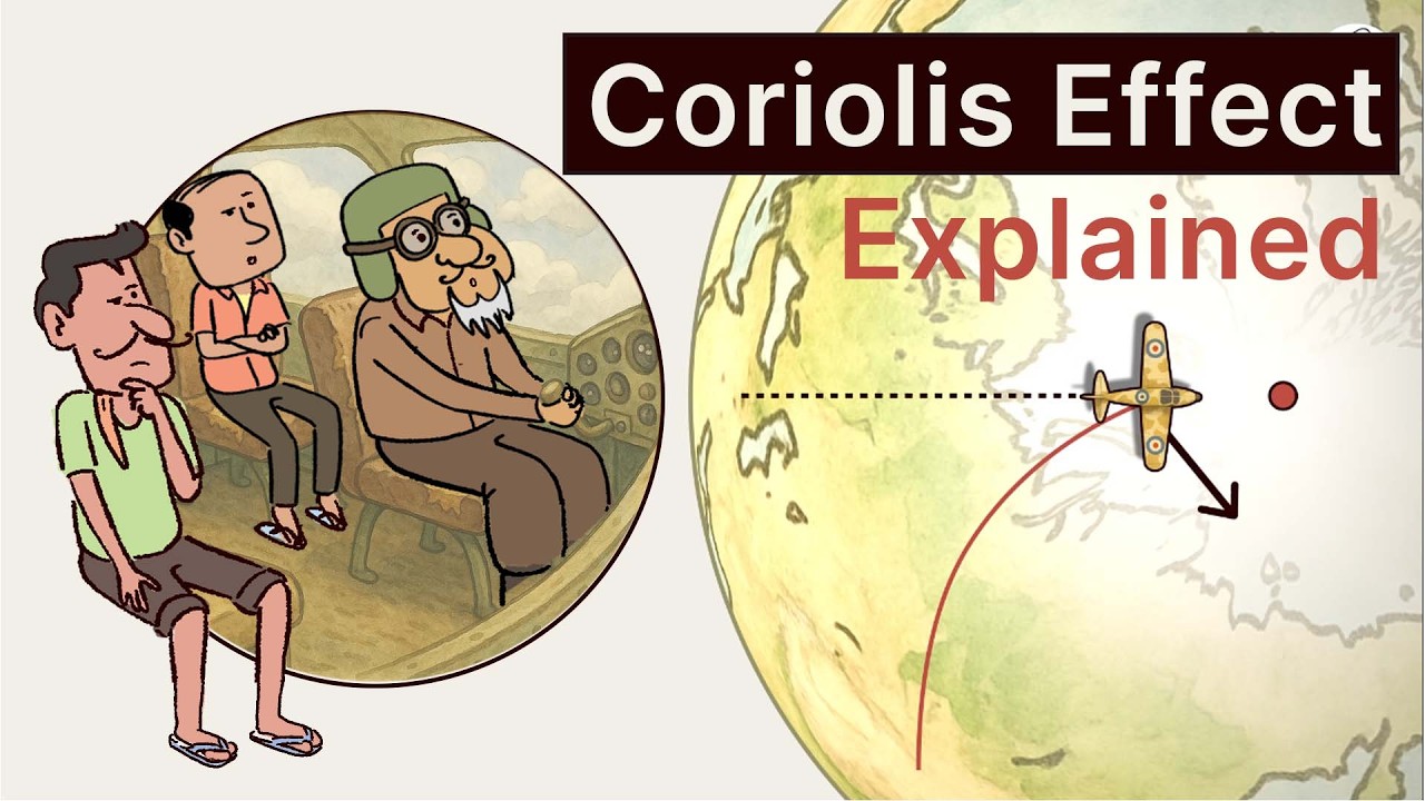 Video explanation of Coriolis effect