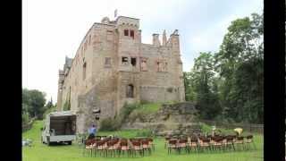 preview picture of video 'Romeo&Julia2012 - Aufbauvideo Oberschloss Kranichfeld vom 11. August 2012'