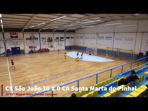 Resumo: Campeonato Nacional - 2ª Divisão Sub'19: CSSJ vs CA Santa Marta do Pinhal