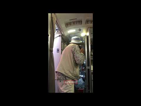 Bill Murray makes announcement on airplane