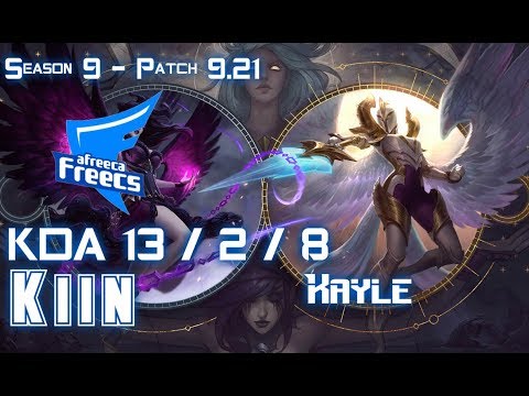 AFs Kiin KAYLE vs AATROX Top - Patch 9.21 KR Ranked