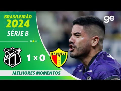 Gols e lances de Ceará x Brusque
