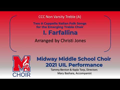 I. Farfallina Arranged by Christi Jones