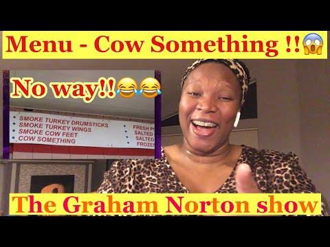 The Graham Norton Show - Hilarious Restaurant Menu Fails😱!! Reaction