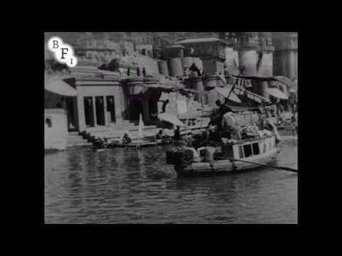 Panorama of Calcutta, India, From the River Ganges (1899) - filmed in Varanasi