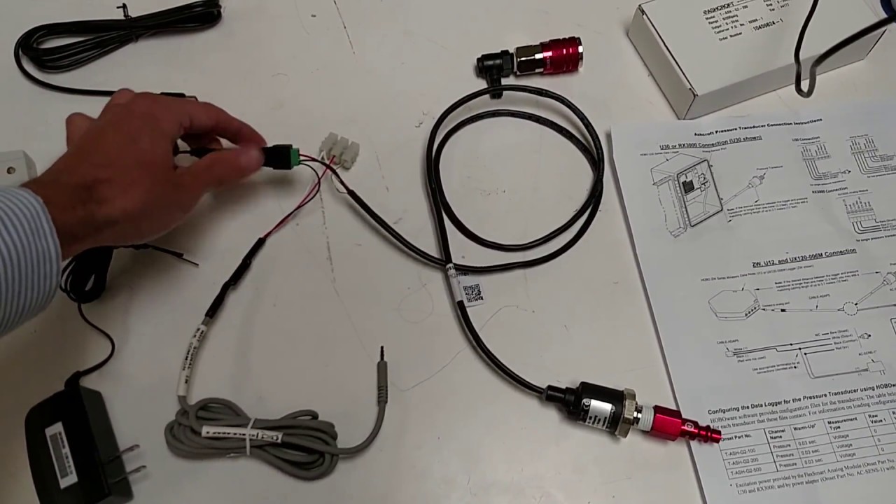 Air pressure data logging demo
