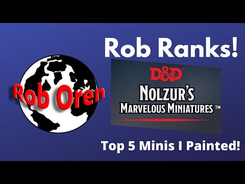WizKids Top 5 Miniatures I Painted