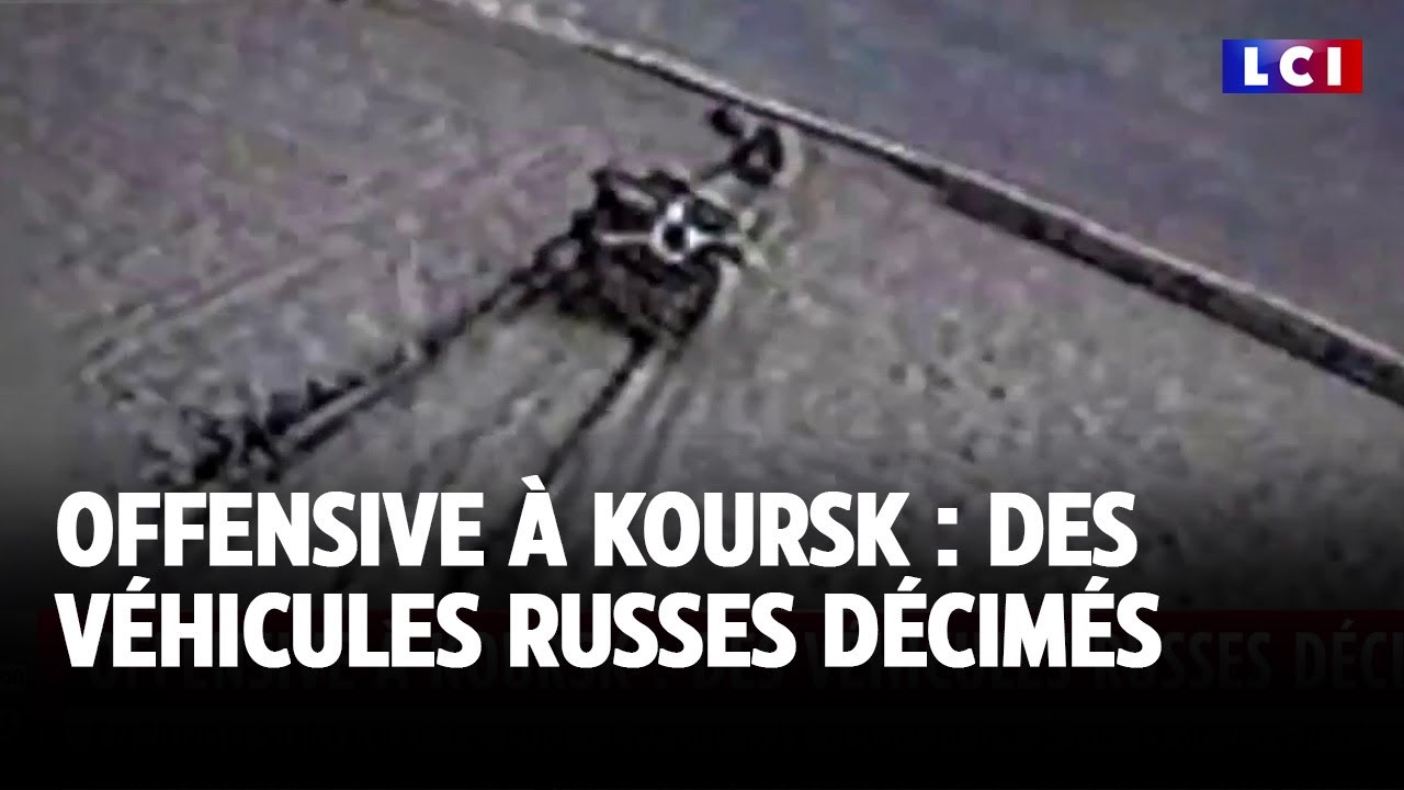 Offensive à Koursk : des véhicules russes décimés｜LCI