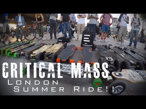 Evolve Electric Skateboards UK - Critical Mass Summer Ride!!
