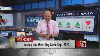 Jim Cramer reacts to Meta's huge stock decline, explains why it's not time to buy yet
