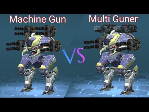 War Robot New 6.2 Scarab leech vs machine guns