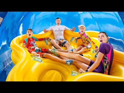 ☀️ 24 stunden im grössten wasserpark der welt | Sammlung von Videos für Kinder | Vania Mania DE