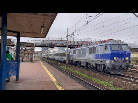 Pociąg IC MIESZKO Wrocław-Gdynia EP09-032 PKP INTERCITY wyjazd z Gdańska Głównego