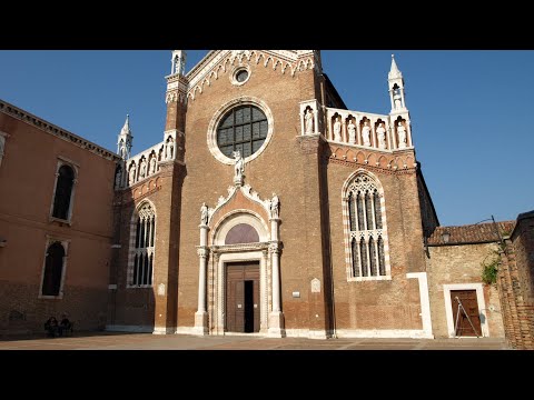 Igreja de Madonna dell'Orto, Veneza, Itália Vídeo 4K