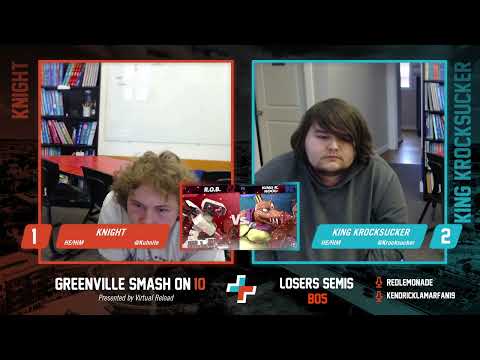 Greenville Smash On Monthly #10 - Losers Semis - Knight vs King Krocksucker
