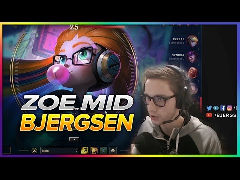 661. Bjergsen Zoe vs Syndra Mid - Patch 8.9 Season 8 - BJERGSEN STREAM
