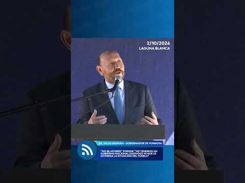 Dr. Gildo insfrán, gobernador de Formosa - 2/10/2026