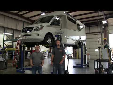 Auto Level System for Mercedes Sprinter Chassis Motorhomes
