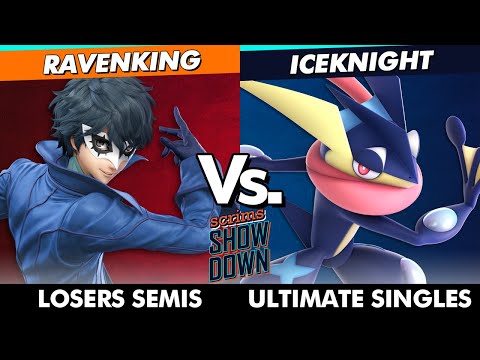 Scrims Showdown 100 Losers Semis - Ravenking (Joker) Vs. IceKnight (Greninja) SSBU Ultimate