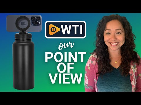 32oz Water Bottle with Magnetic Phone Holder - WTI product video review