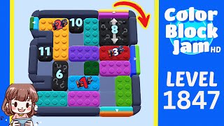 Soluzione del Livello 1847 di Color Block Jam