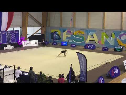 Pauline Perennes ruban - Nat B 18 ans et + - France Besançon 2018