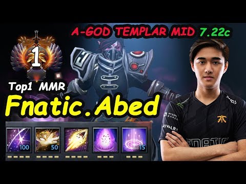 Fnatic Abed - [Templar Assassin] A-GOD MIDLANE Top1 MMR INSANE RIGHT CLICK Dota 2 7.22c Gameplay