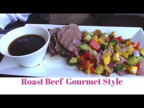 Roast Beef With Au Jus Sauce Mukbang Review