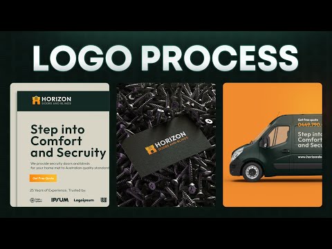 Home Security Logo Design Process (Real Client)
