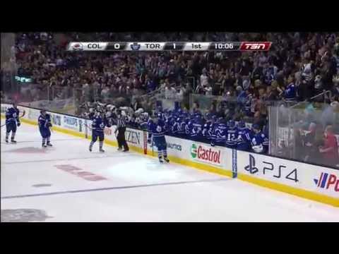 van Riemsdyk Goal - Avalanche 0 vs Leafs 1 - Oct 14th 2014 (HD)