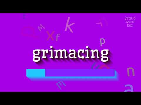HOW TO SAY GRIMACING? #grimacing