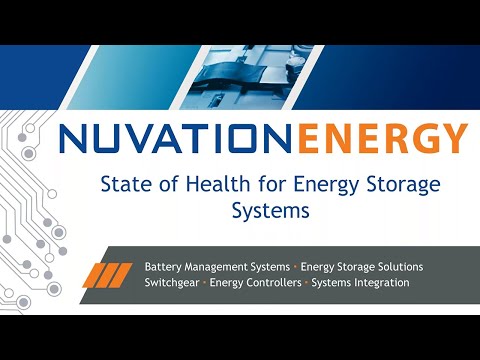 Energy Storage Management Webinar Series - Course 3: Battery State of Health for Energy Storage