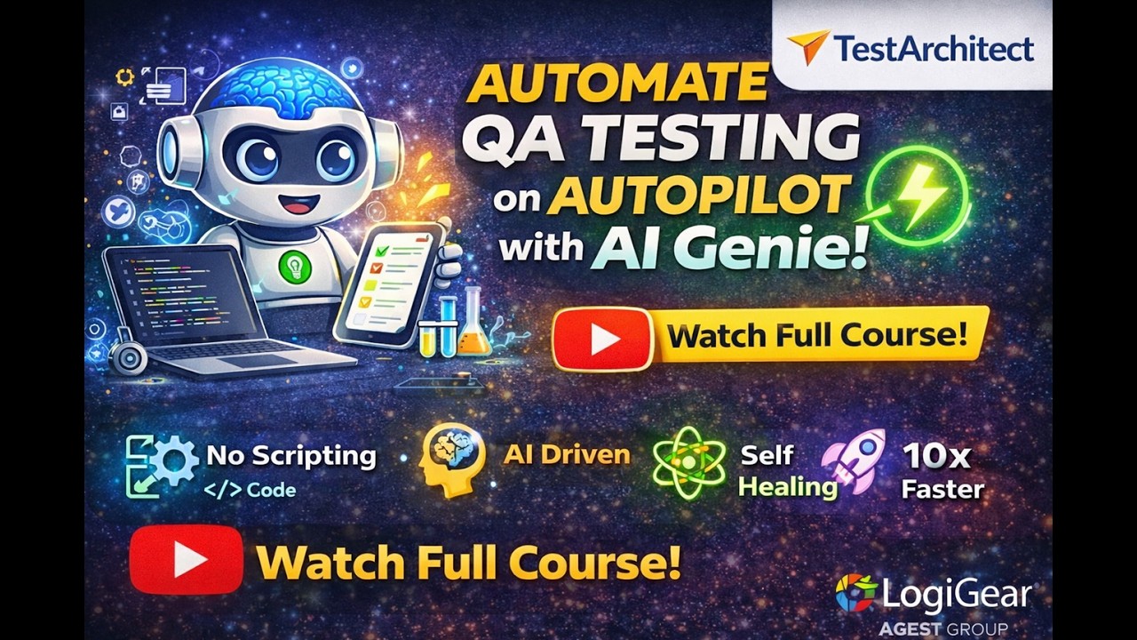TestArchitect - Lesson 01 | Agentic AI Tool & No Code | AI-Powered Test Automation | AI Genie Demo