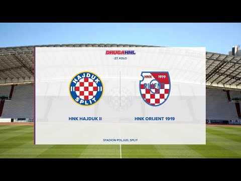 27. kolo Druge HNL: Hajduk II - Orijent 1919 3:3