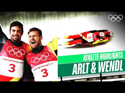 🇩🇪 Tobias Arlt & Tobias Wendl - Men`s Luge Double Champions! 🥇