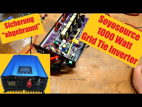 Soyosource 1000 Watt Grid Tie Inverter - Sicherung "abgebrannt"