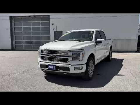 2024 Ford F-150 4x4 SuperCrew Platinum - 145" WB in White for sale at Pine Tree Ford in Woodbridge, ON