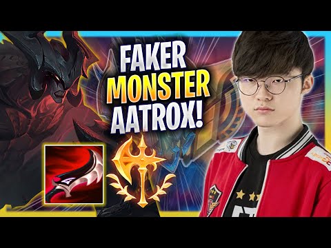 FAKER IS A MONSTER WITH AATROX! - T1 Faker Plays Aatrox TOP vs Yone! | Season 2023