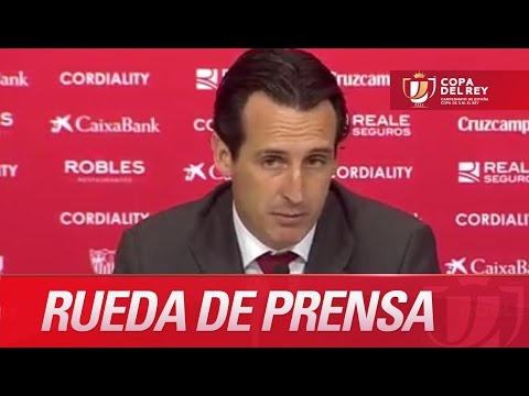 Rueda de prensa de Emery tras el Sevilla FC (4-0) Celta de Vigo