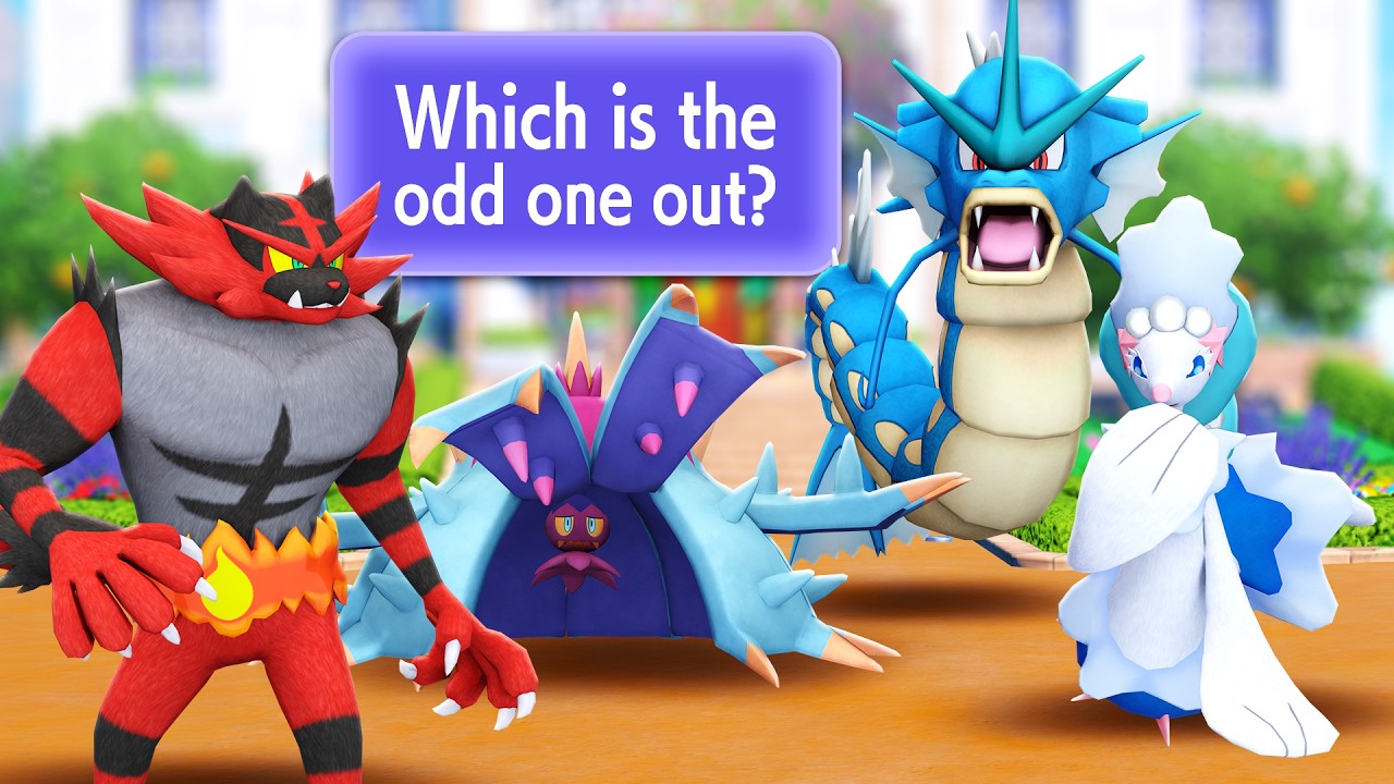 Choose Your Starter by Finding the ODD One Out!