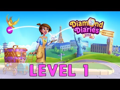 Diamond Diaries Saga Level 1 (No Boosters)