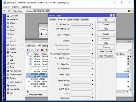 Mikrotik settings for XceedNet Radius services