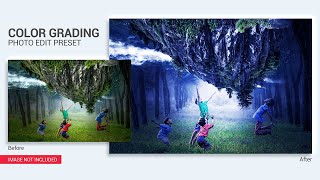 1 Night Color Grading Preset Photoshop Tutorial