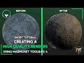 Creating high-quality material renders using Marmoset Toolbag 4