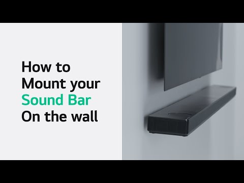 How to Mount your Sound Bar on the wall